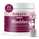 Fera Pets Bladder Support - Cranberry pentru câini și pisici - D-Mannose & Marshmallow Root - Suport Tract urinar - Sprijină pH-ul normal al urinei - stimulează imunitatea - 60 Scoops