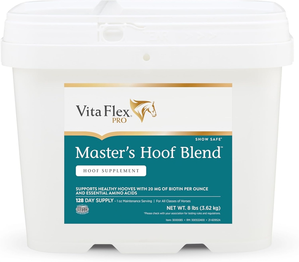 Farnam Vita Flex Master Hoof Blend formula de sanatate copita, 128 Day Supply, 8 lb