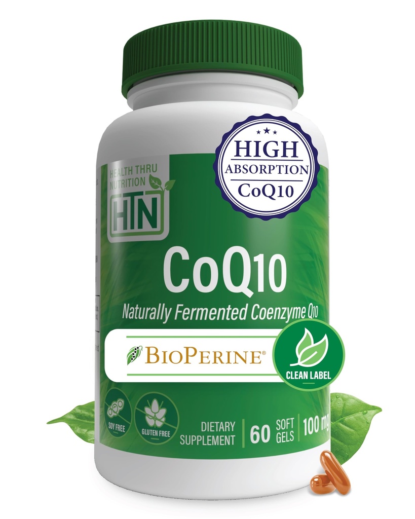 Sănătate Thru Nutrition CoQ-10 100mg cu BioPerine 60 Softgels 
