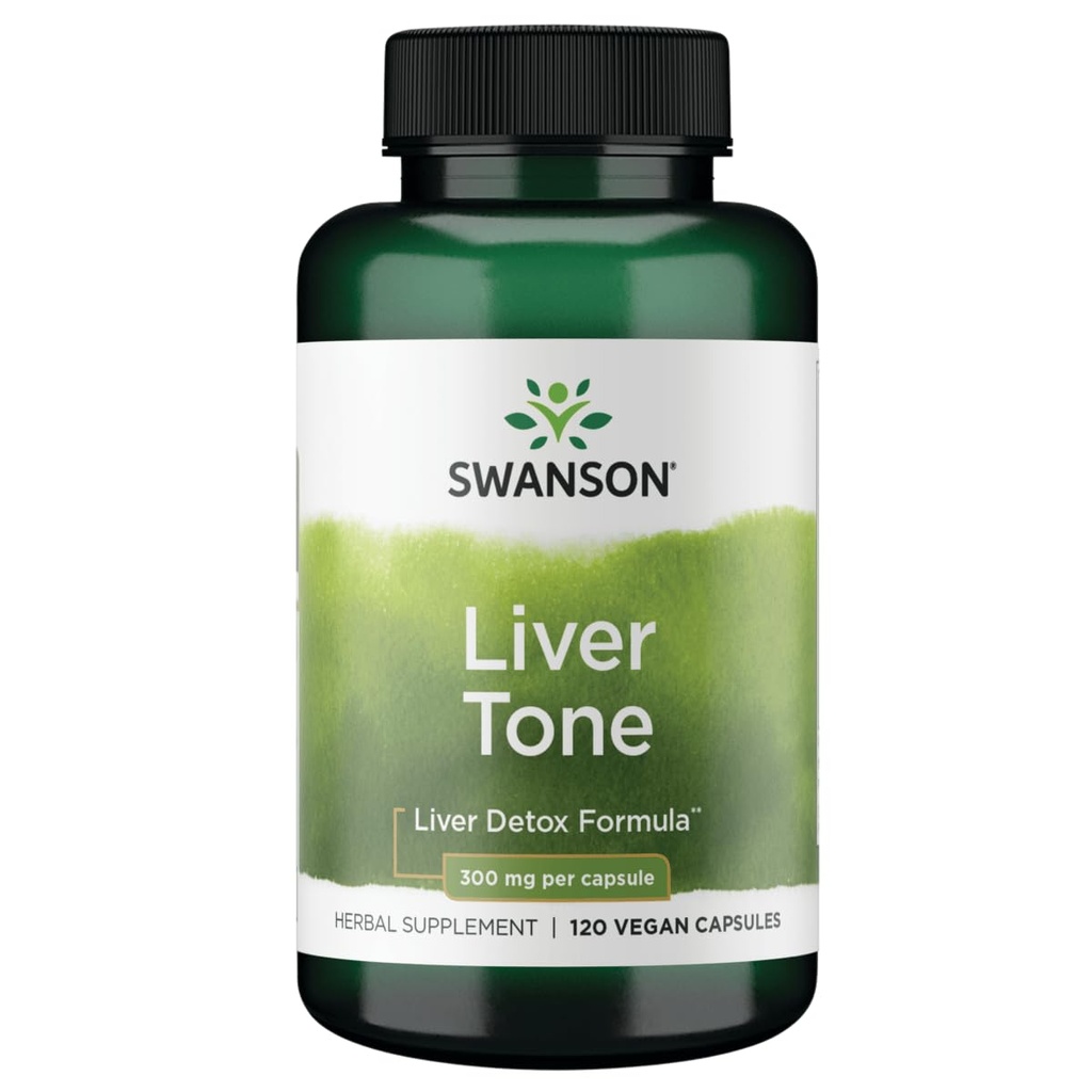 Swanson Ficat Tone Ficat Detox Formula 300 Milligrams 120 Veg Capsule