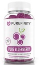 PUREFINITY Elderberry Gumies cu sambucus, vitamina C, și zz 