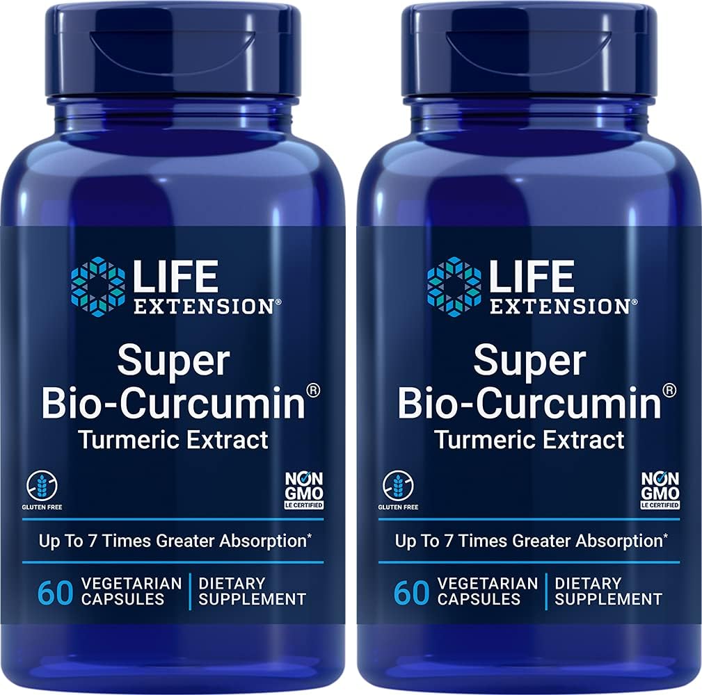 Extensie de viaţă Bio-Curcumin Elite 400 mg 60 Capsule vegetariene (2 ambalaje)