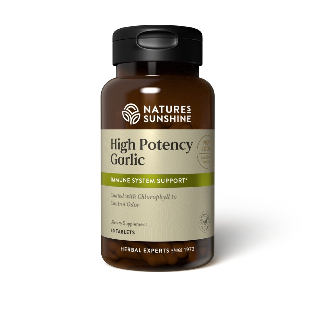 Natura's Sunshine High Potence Usturoi, 60 comprimate 