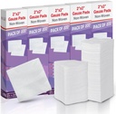 HEALQU 1000 Pads Tifon 2x2" - Soft non-Woven 4-Ply pentru extractii de dinti si proceduri dentare - Burete patrate non-sterile pentru prim ajutor, chirurgie, & Wound Dressing (5 Pachete de 200)