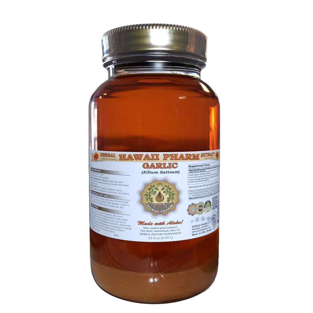 Hawaii Pharm Usturoi (Allium sativum) Extract lichid 32 Oz
