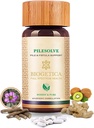 Biogetica Pilesolve Natural Herbal Supliment cu lemn dulce și ghimbir - non-GMO - 100% Vegan Ayurveda supliment pulbere