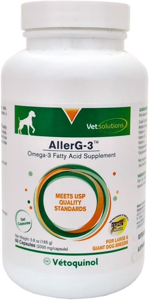 Vetochinol Care Trigliceride Omega Supliment pentru Breeds mare gigant (60 capsule)