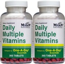 Daily Multiple Vitamine Comparativ cu o zi esențiale Multivitamine Multimineral Supliment 365 comprimate pe flacon ambalaj de 2 730 comprimate totale