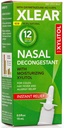 Xlear 12-Hour Natural Saline Nasal Decongestant Spray cu Xilitol și Oxymetazoline, Instant Sinus presiune și congestie de relief pentru copii și adulți 0.5 floz (Pachet de 3)