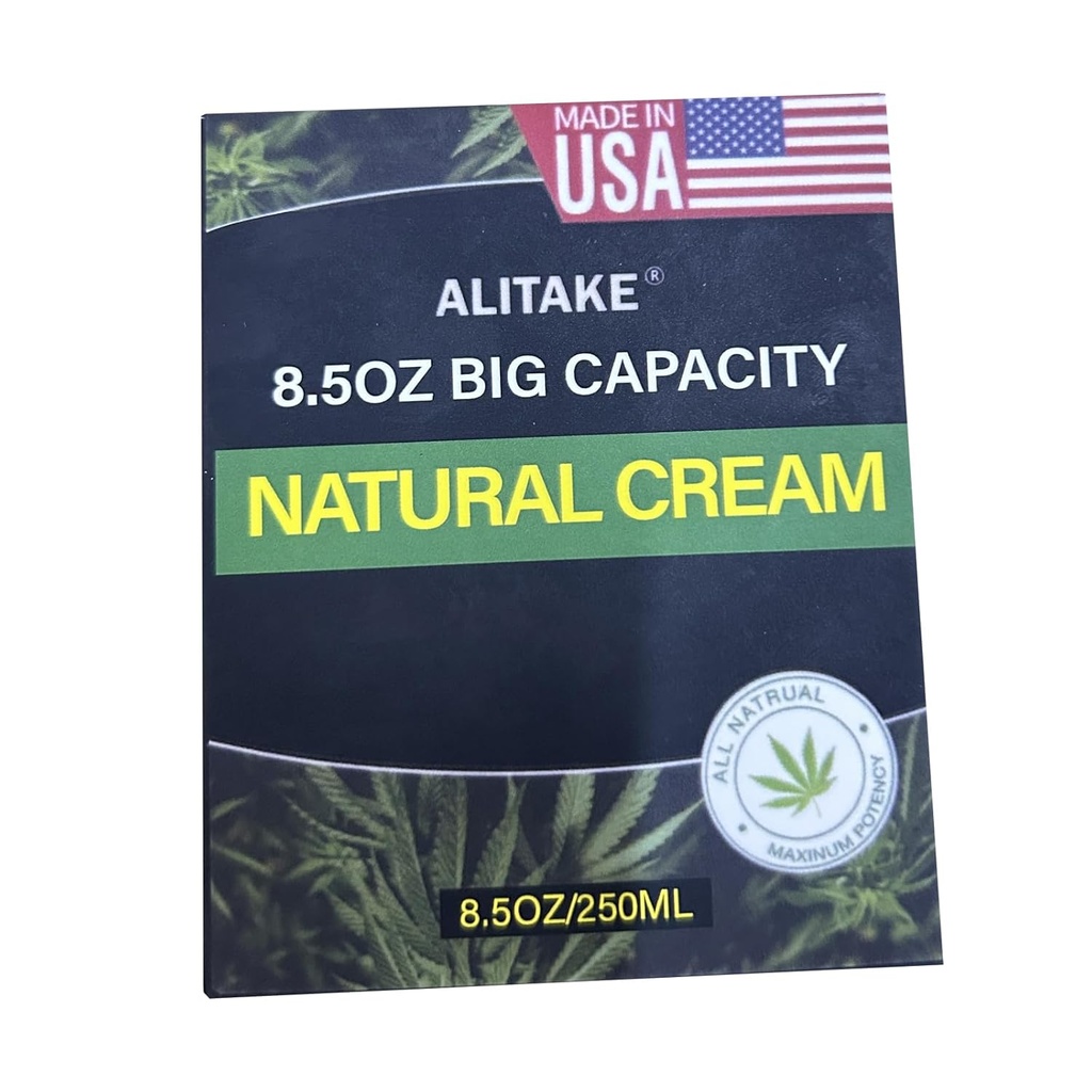 8.5 oz Cream Natural, capacitate mare - Formula toate-naturale - absorbe rapid