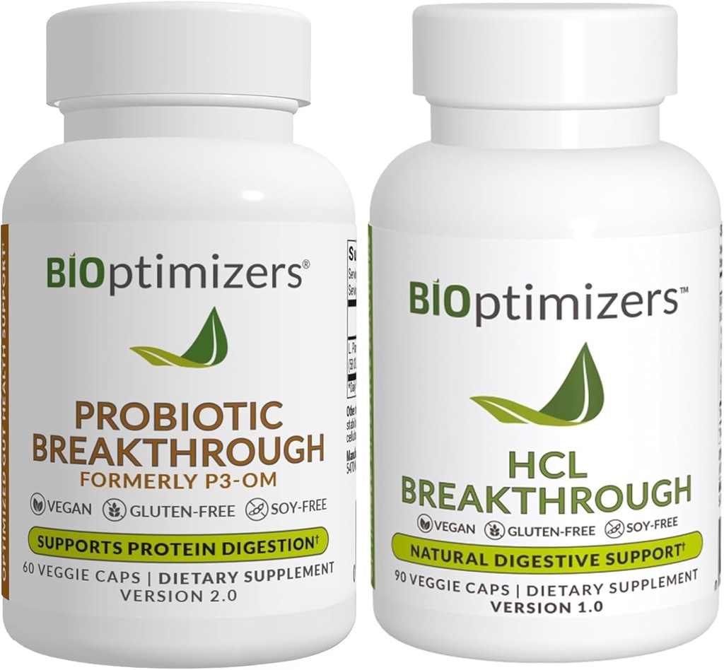 BiOptimizatoare - P3-OM (60 capsule) şi HCL Breakthrough (90 capsule) Supliment Bundle