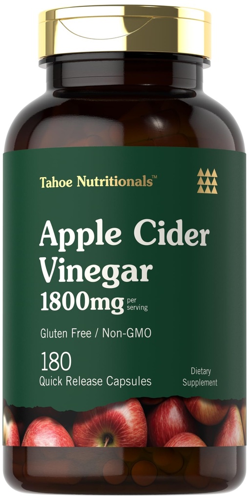 Tahoe Nutritionals Apple Cidru Oţet Capsule 