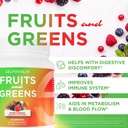 Fructe și Verzi Organic Probiotic pulbere: 30 Serviri pentru bărbați și femei. Vegan cu 10 miliarde CFU, Spirulina, Kale, Spanac, Chlorella, Elderberry, Enzime digestive - Probiotice
