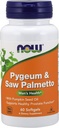 Pygeum & Saw Palmetto Extract, 25 mg/80 mg, 60 Sgels by Now Foods (Pachet de 2)
