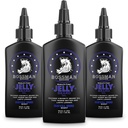Bossman Jelly Beard Ulei pentru bărbați - 3 Pack (12 oz în Total, Royal Oud Scent) 