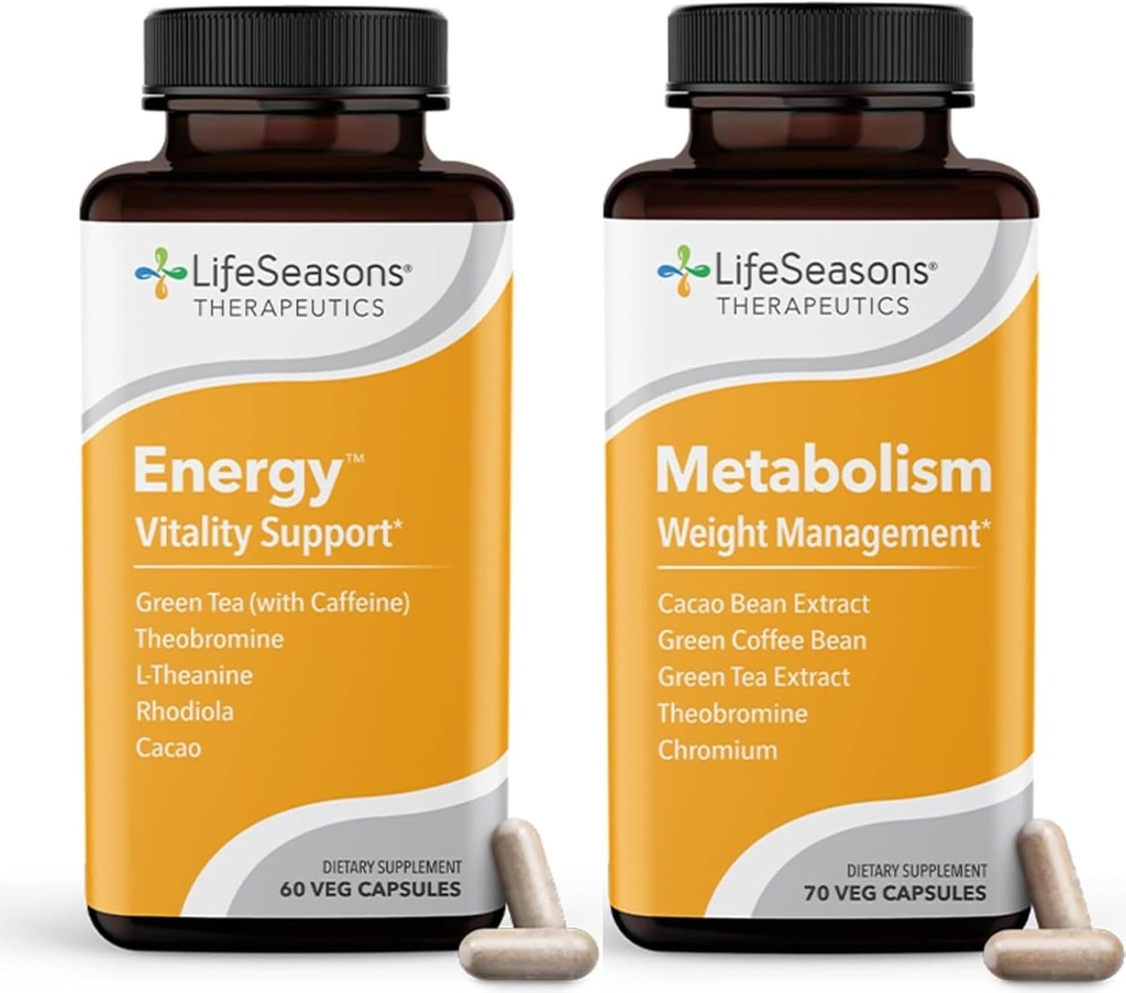 Controlul greutății metabolice și energie Boosting Supliment - Apetit natural Suppressant - Curbs Cravings - Ceai verde, Bean cafea, Crom, Cacao & Theobromina - 130 capsule
