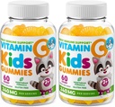 DR. MORITZ Vitamina C Gume pentru copii & Adulți 240 mg - Suport imun Vitamine low-Sugar Chewable pentru copii mici - Supliment alimentar vegetarian Gelatină-gratuit pentru copii (Citrus Flavor) (120 Conte)