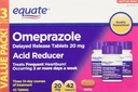 Equate Omeprazol 20 Milligram, Reductor de acid, eliberare întârziată, 42 comprimate