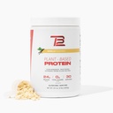 TB12 Pudră de proteine pe bază de plante de Tom Brady, 24g de proteine pe bază de mazăre Vegană, zahăr scăzut, carbohidrat scăzut, non-GMO, înlocuire de masă, Keto prietenos, Paleo, zahăr fără, aromă de vanilie (30 Servings/2.12lbs)
