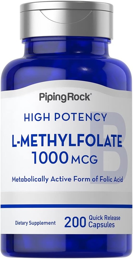 Piping Rock L Methylfolate Supliment 