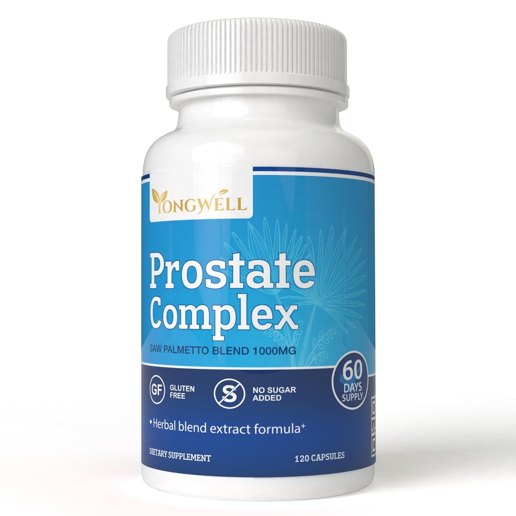 Complex de prostată, Saw Palmetto Blend 1000 mg (120 capsule)