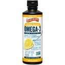 Barlean Omega 3 supliment lichid ulei de pește pentru bărbați și femei, Lemon Creme, 1080mg de Omega 3 EPA și DHA acid gras, 16 oz