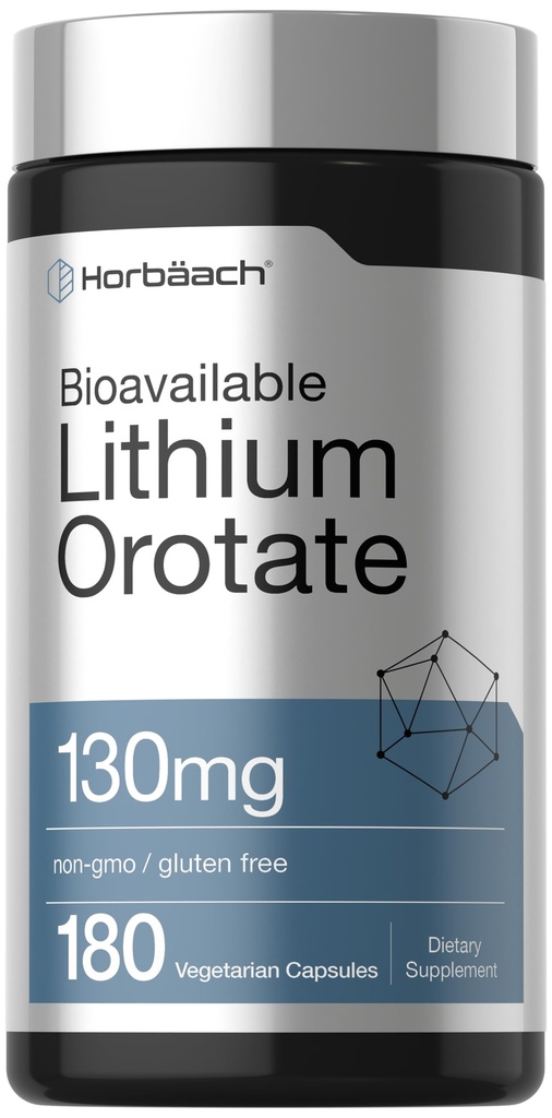 Horbäach Litiu Orotate 130mg 