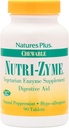 NaturasPlus Nutri Zyme - 90 Tablete masticabile, Aroma de mentă - Suplimentul enzimatic vegetarian cu Bromelain & Papain, Ajutor Digestiv Natural - Gluten-Free - 45 Serviri