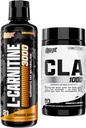 Nutrex Cercetare Carnitina lichid 3000 - CLA 90 Geluri moi - 1000 mg Acid linoleic conjugat Amestec activ de ulei de safflower