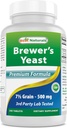 Cele mai bune naturale, Brewers Drojdie, 7-1/2 cereale cu vitamina B1, vitamina B2, 1000 mg 240 comprimate (240 Count (Pachet de 1))
