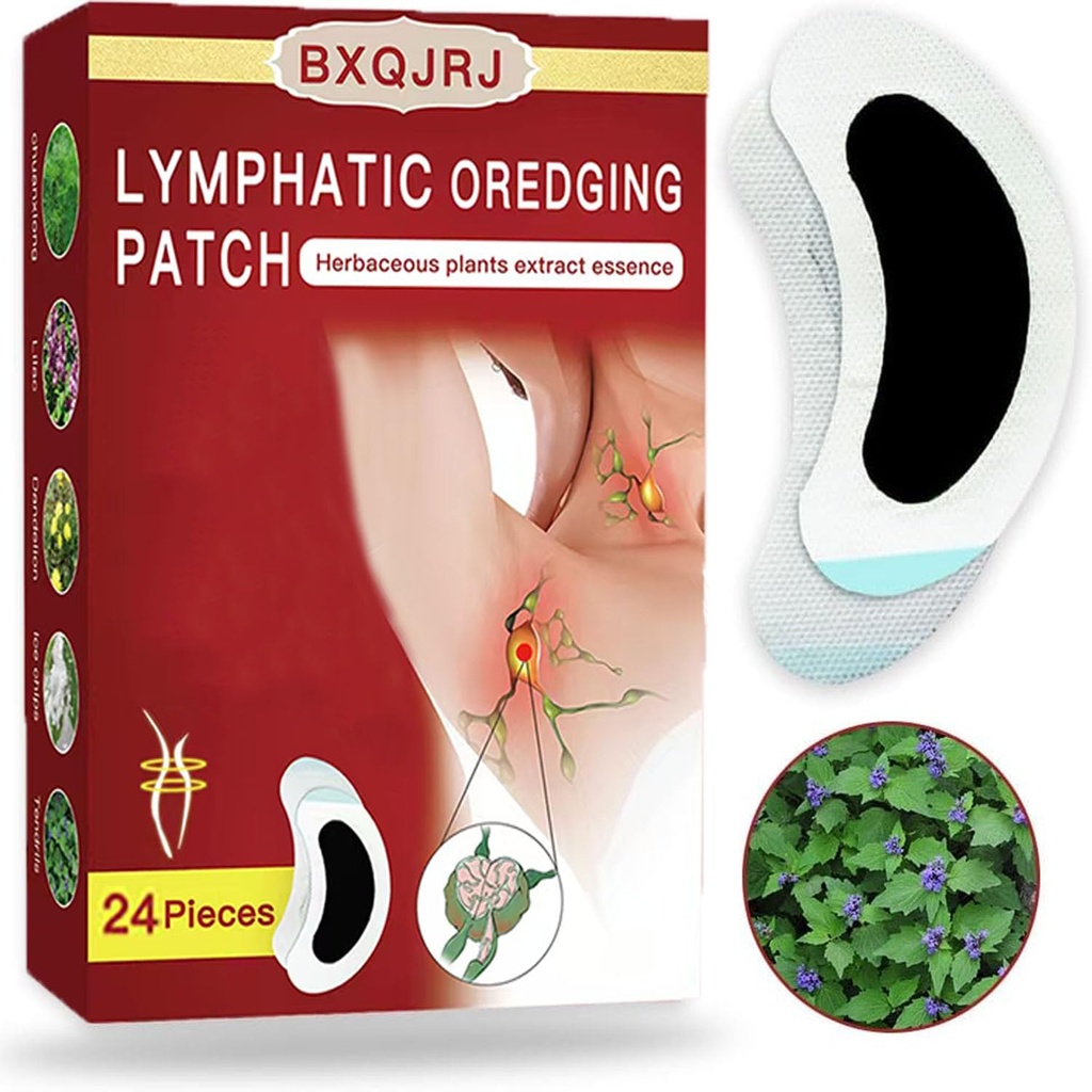 Limphatic Drainage Patch,Herbal Limph Nodes Patch,Herbal Lymphatic Drainage Care Patch,Limphatic Drainage Patches,Limph Nodes Patch,Limphatic Massage(24PCS)