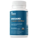 Dr. Tobias Oregano și Caprilic Acid Blend, Complex de echilibru Flora Gut cu probiotice și enzime pentru suport intestinal și imun, Suplimente de sănătate gut pentru femei și bărbați, 60 capsule, 30 Serviri