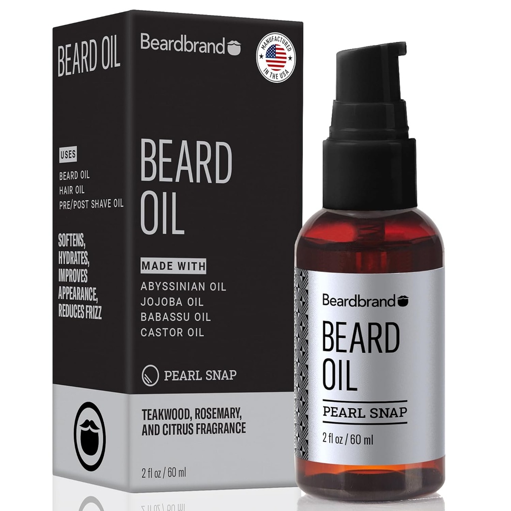Beardbrand Beard Oil for Men with Jojoba & Vitamina E 