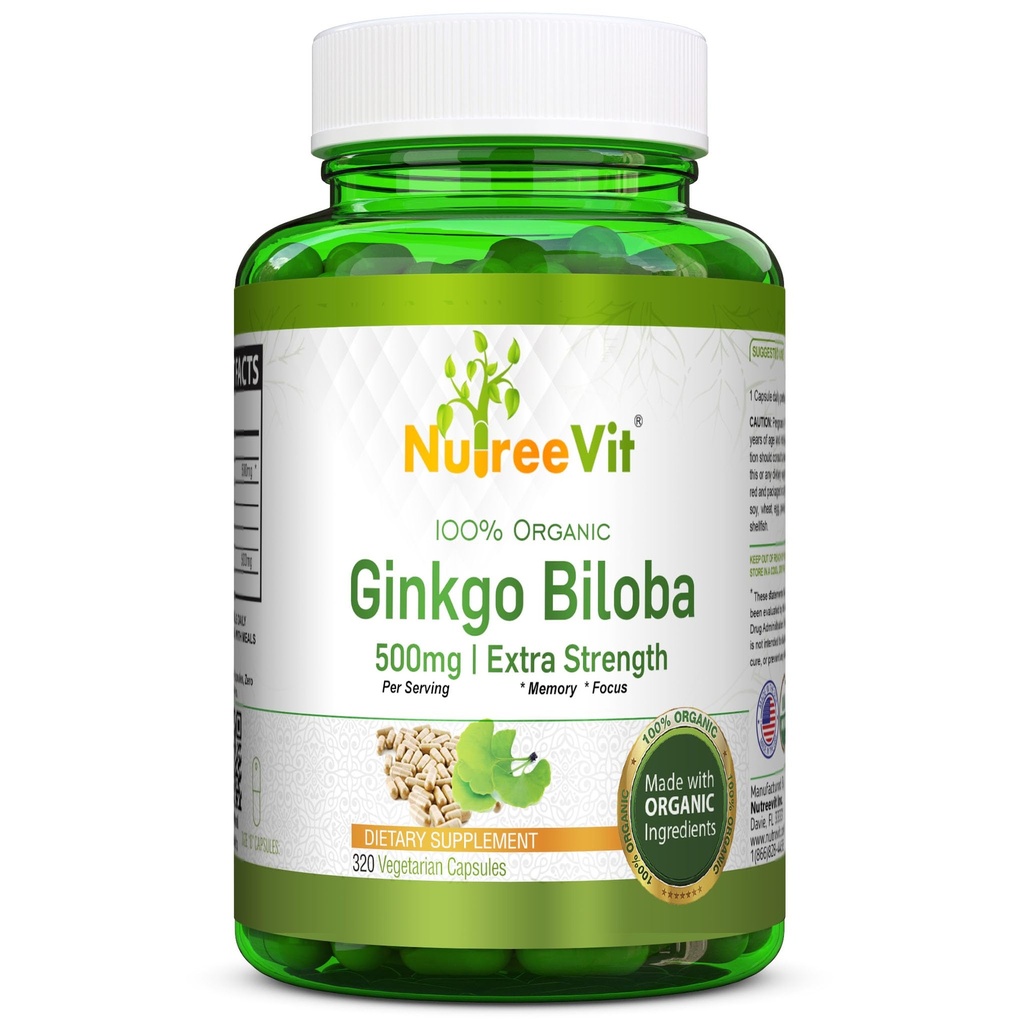 NutreeVit Ginkgo Biloba Capsule (320 capsule)