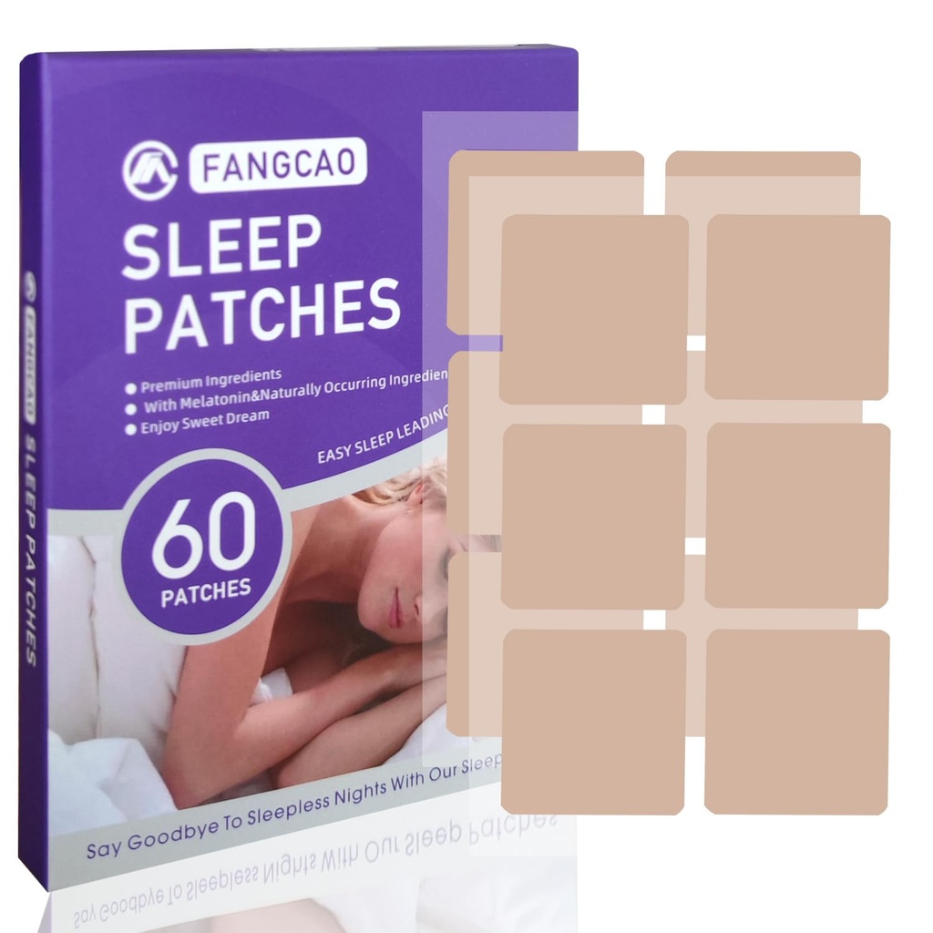 Patch-uri de somn, Patch-uri de somn pentru adulți, Ingrediente premium Upgraded 60 Patches Set, ușor de aplicat și confortabil