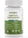 Cortizol Supliment pentru femei, 11 în 1 Mai jos Cortizol Blend cu Ashwagandha, Fosfatidilserină, Magneziu, L-Teanină, Vegan, 90 capsule