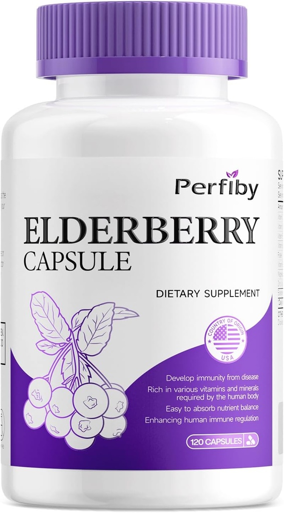Capsule de soc cu magneziu şi vitamina C, D3 & Zinc - Supliment de sprijin imun pentru adulţi, 120 capsule, 60 zile de aprovizionare