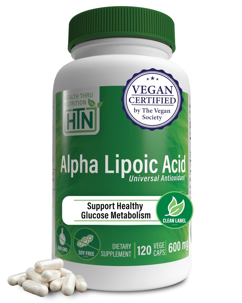 Sanatate Thru Nutritie Alpha Acid lipoic 600mg 120 Serviri 