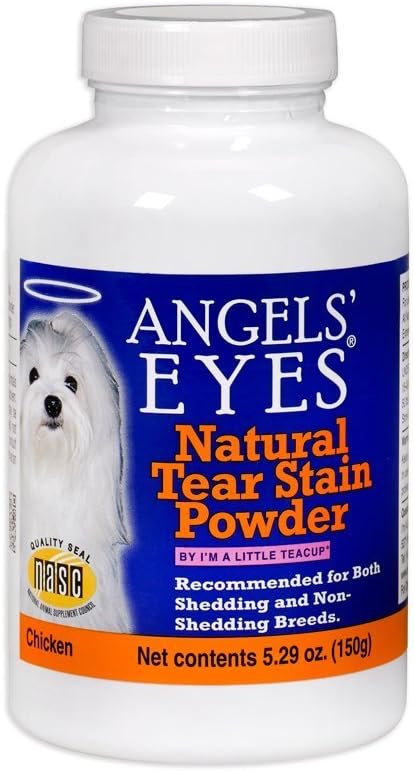ANGELS' EYES Natural Tear Stain Prevention Pudră de pui pentru câini 