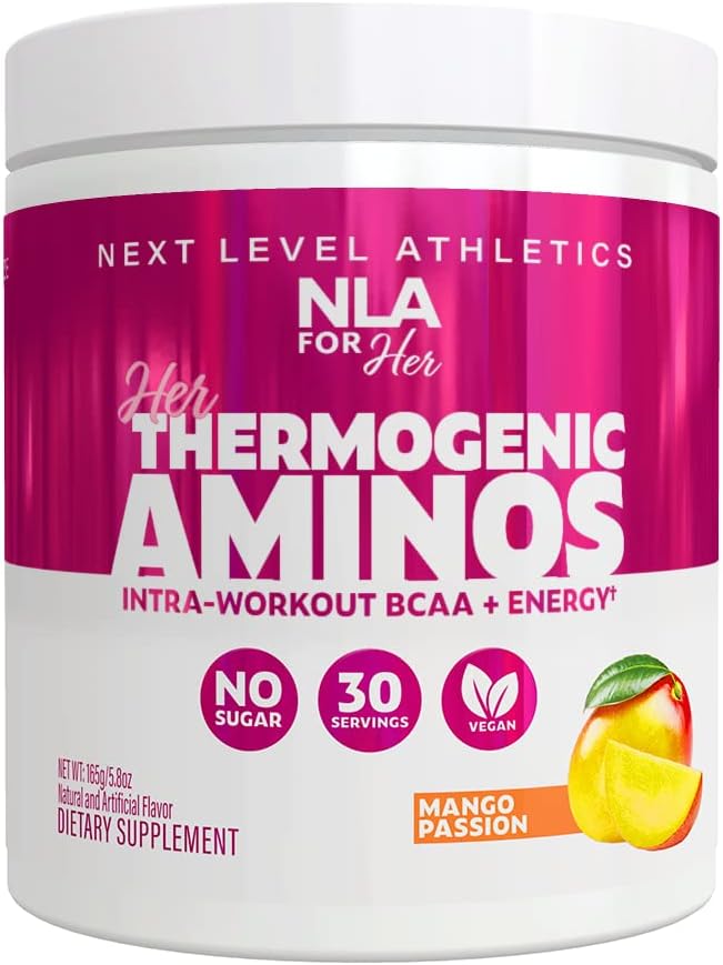 Boosterul ei de antrenament termogenic pentru femei (Mango Passion,30 Servings) w BCAA Aminoacidi esențiali, Cafeina, & Electroliti- Max antrenamente w Sustinut energie-Vegan,Sugar gratuit