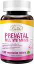 Lovita Multivitamine prenatale - Suport complet nutrient pentru înainte, în timpul și post-pregnație - 180 comprimate vegetariene