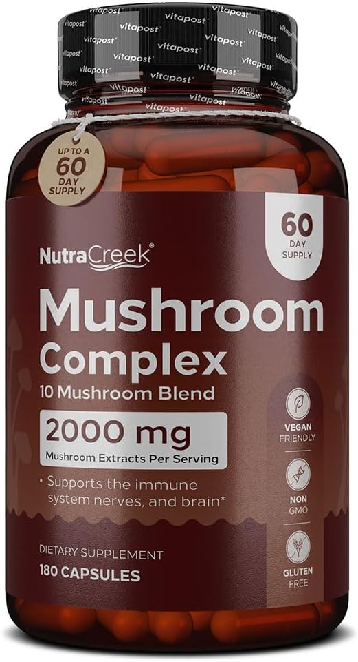 Complex de ciuperci  Un 10-Mushroom Supliment pentru a sprijini mintea şi corpul dumneavoastră 