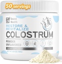 Colostrum Supliment pulbere pentru oameni - Organic Bovin Colostru Supliment pentru sanatate guta, și suport imunitar - Nearomat (73 Serviri)