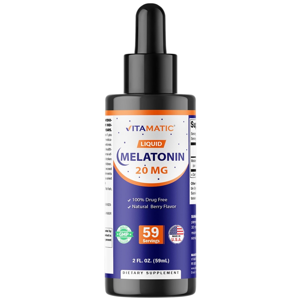 Vitamatic Melatonina 20mg picături lichide 