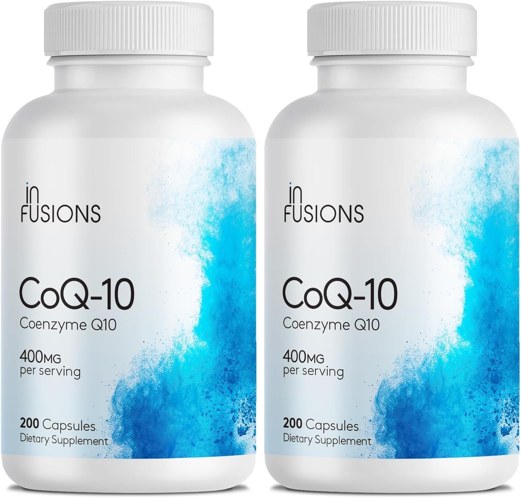 Perfuzii Cu concentraţie suplimentară pură CoQ10 400 mg 400 capsule Absorbţie mare Gluten fără GMO 2 Ambalaj