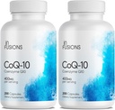Perfuzii Cu concentraţie suplimentară pură CoQ10 400 mg 400 capsule Absorbţie mare Gluten fără GMO 2 Ambalaj