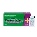 CareAll Bacitracin Antibiotic Zinc Ointment (144 ambalaj), 0.9gr Foil Packet. Unguent de prim ajutor care previne infecţiile pentru tăieturi minore, zgârieturi şi arsuri