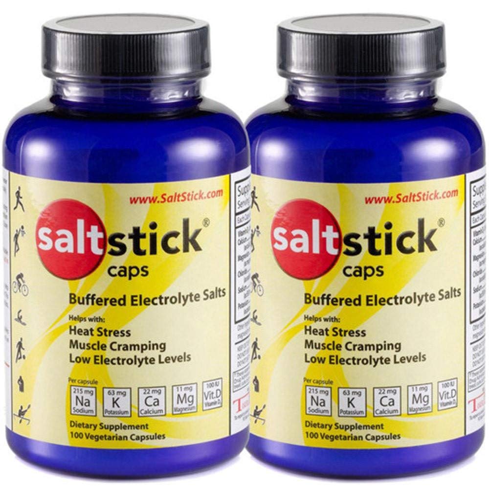 SaltStick Caps Electrolit de înlocuire 100 Conte (200 capsule) (Packing May Vary)