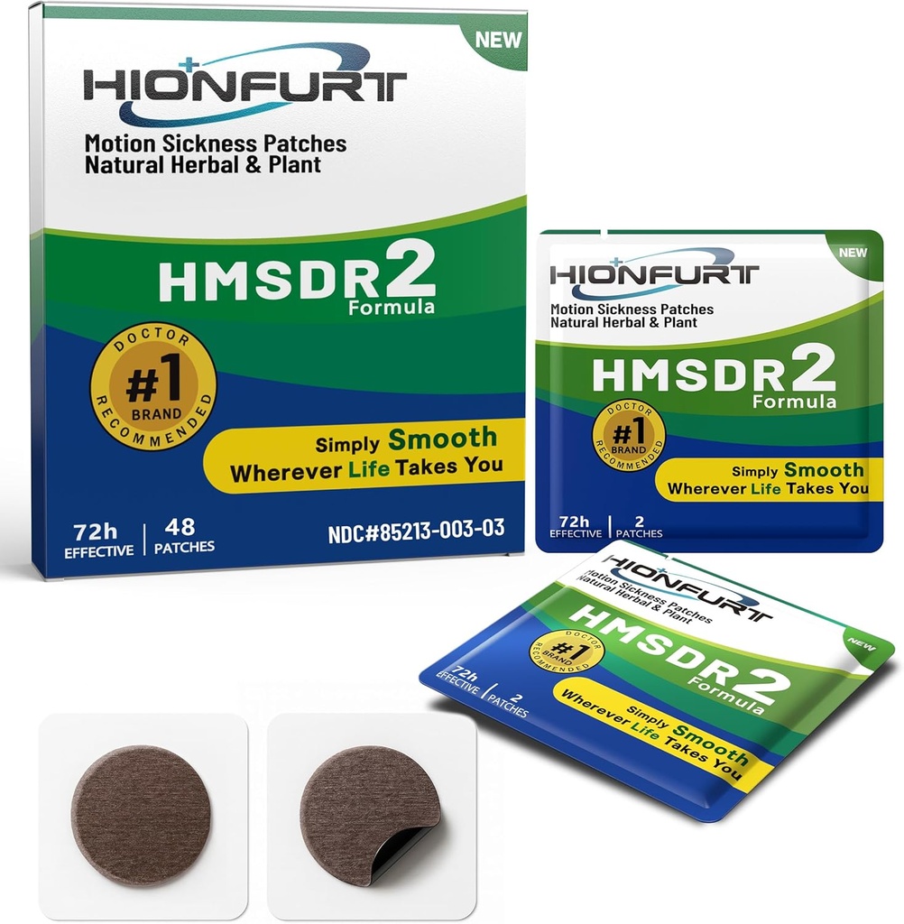 HMSDR2 48ct Motion Sickness Patches 