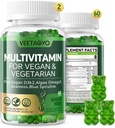 Vitamina D3 + K2-1000UI D3 90mcg K2 - Multivitamine pentru vegetarieni și adulți w/Algae Omega-3,Iron,Metil B12,Seamoss,Iod pentru oase,Muscul,Energia,Immunity Support-Zahăr fără,Gluten-Free,120 Conte